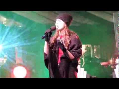Carly Rose Sonenclar performing All I Want For Christmas at Bryant Park,