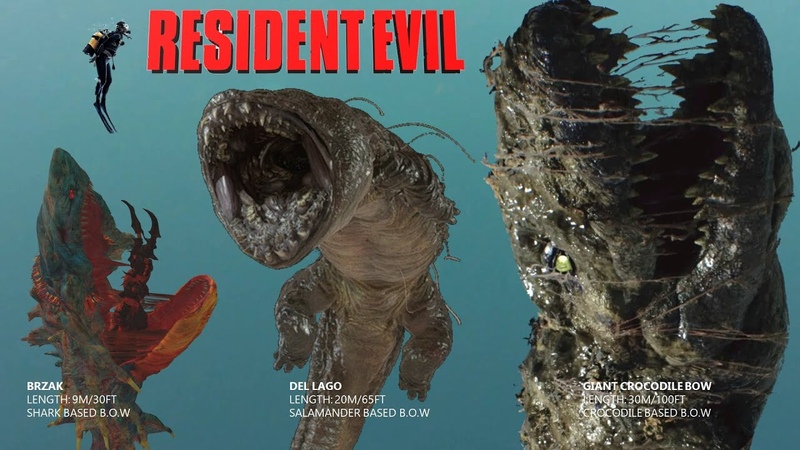 10 Biggest Underwater Monsters of Resident
