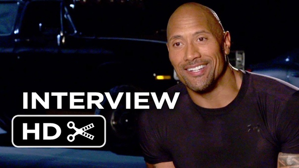 Furious 7 Interview Dwayne Johnson (2015) Vin Diesel, Michelle Rodriguez Movie
