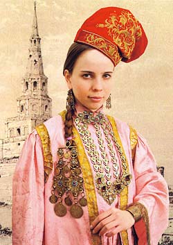 татарский костюм