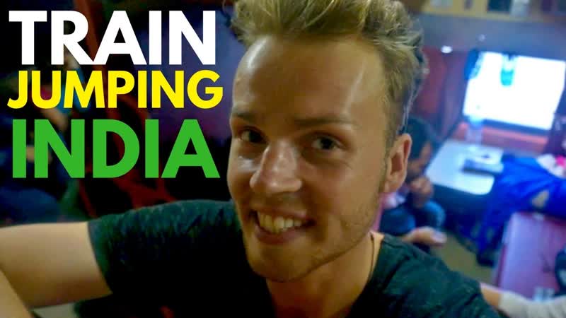 JUMPING ON A MOVING TRAIN, India