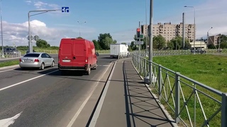 Проезд светофора с дополнительной секцией (часть 2)