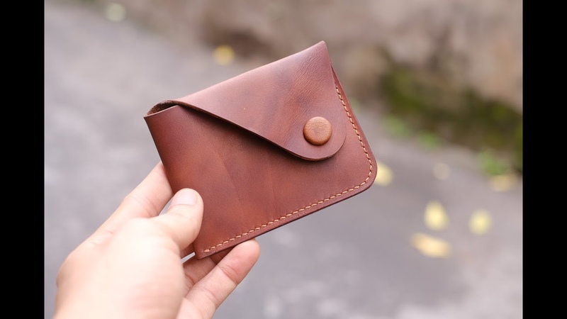 How to make a cute card wallet. Tutorial video DIY. Free pdf pattern