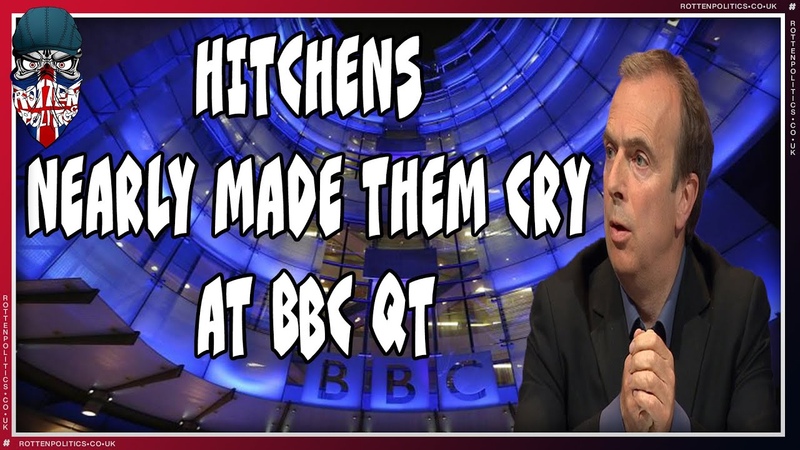 Hitchens makes BBC QT and audience