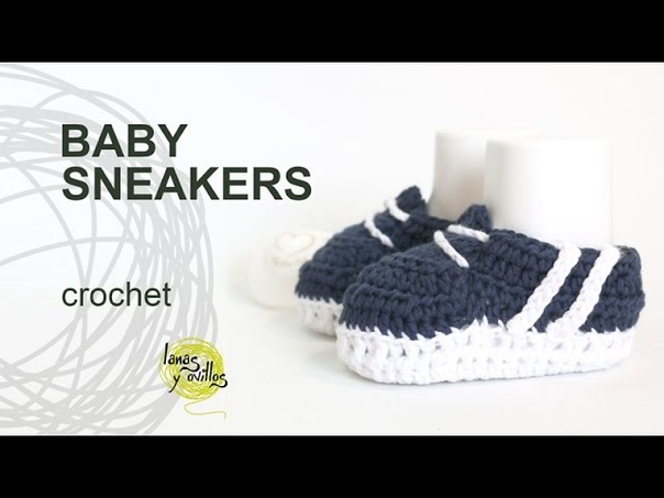 Tutorial Baby Sneakers Crochet in