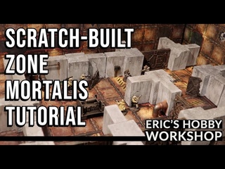 Scratch-built Zone Mortalis  Walls - Terrain Tutorial for Necromunda, Warhammer 40k