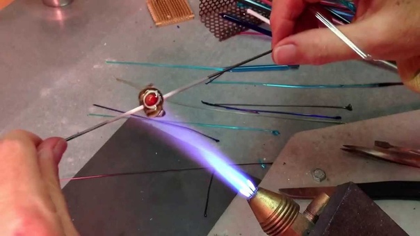 Double Helix Glass: Striking, Reducing Encasing