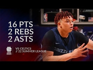 Kenny Lofton Jr 16 pts 2 rebs 2 asts vs Celtics 2022 Summer League