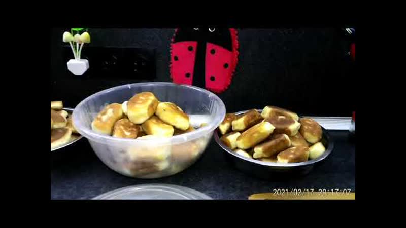 ПИРОЖКИ сдобные с картошкой и капустой. Новой камерой, PIES with
