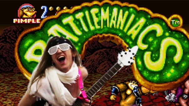 Battletoads in Battlemaniacs Ragnarok Canyon Metal