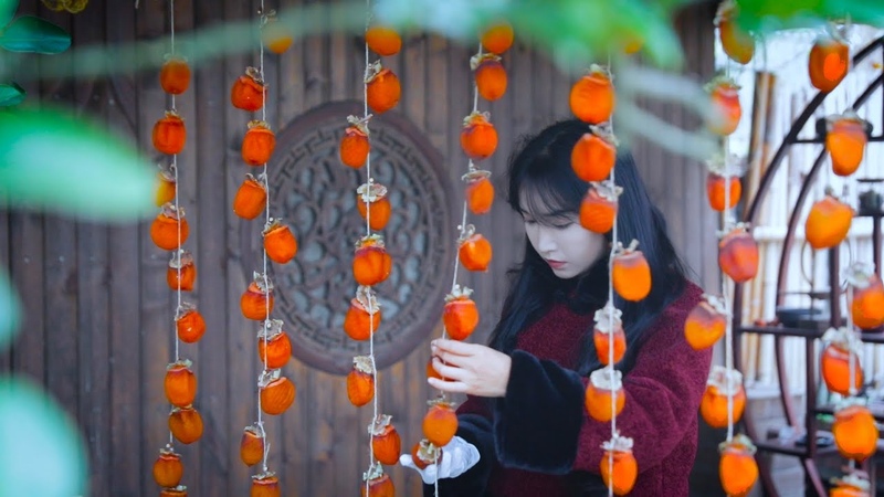 May the red, red persimmons bring you a happy, prosperous new year