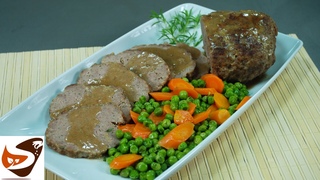 Polpettone al forno: con carne e verdure  secondi piatti (Meatloaf recipe)