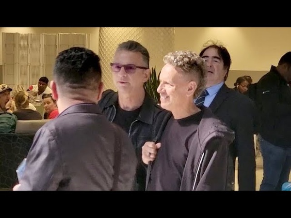 Depeche Mode Rockers Dave Gahan And Martin Gore Are Ready For Take Off At
