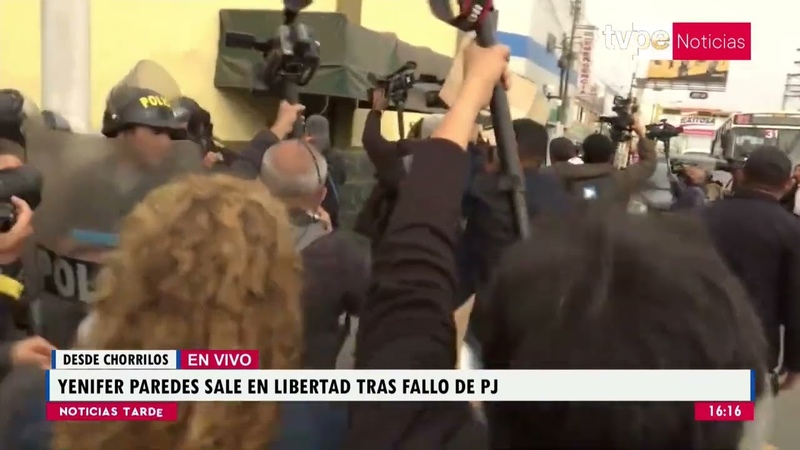 Yenifer Paredes sale en libertad tras fallo del Poder