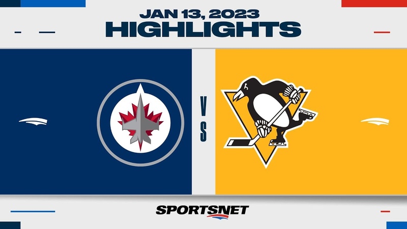 NHL Highlights, Jets vs. Penguins January 13,