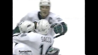 Alexei Kasatonov assists on Joe Sacco game winner vs Canucks (1994)