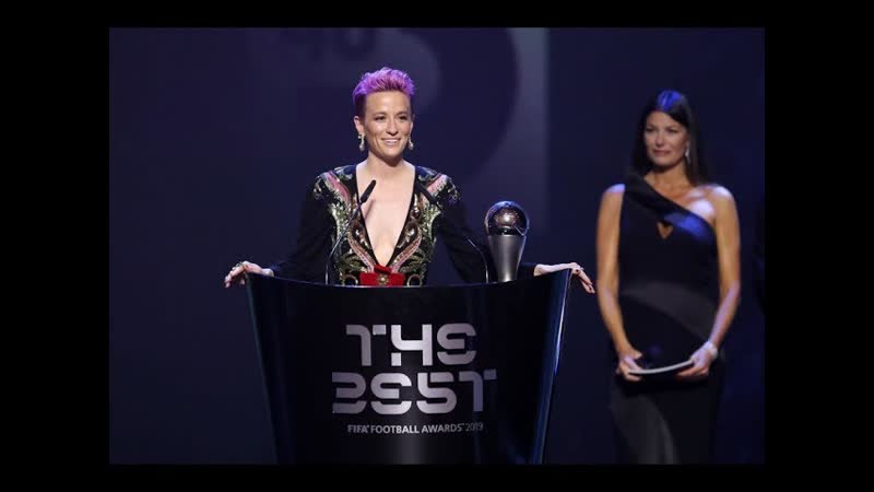 Megan Rapinoe reaction, The Best FIFA Womens Player