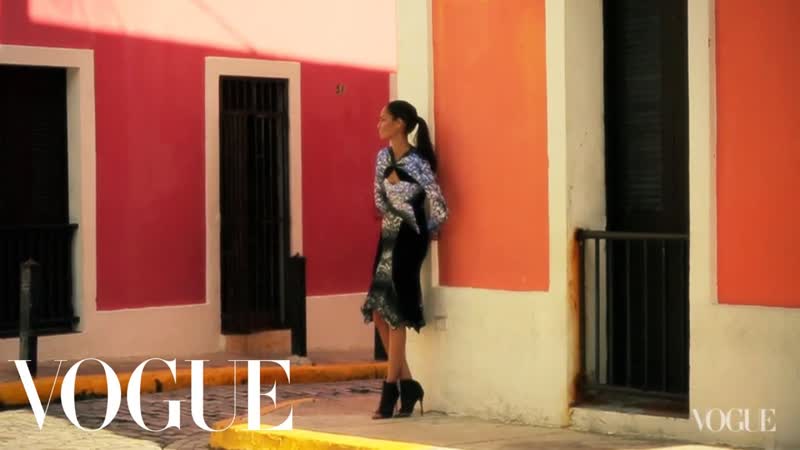 Joan Smalls and Family in Puerto Rico Vogue