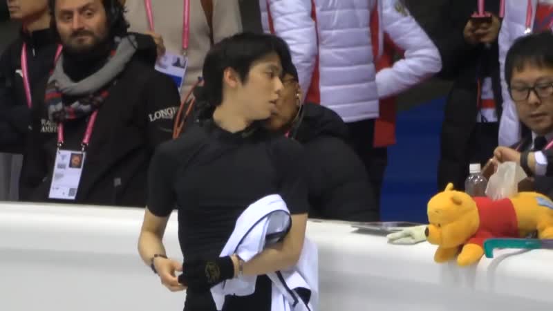 Yuzuru Hanyu 2019 GPF 12. 4 practice Perfection ( AOI