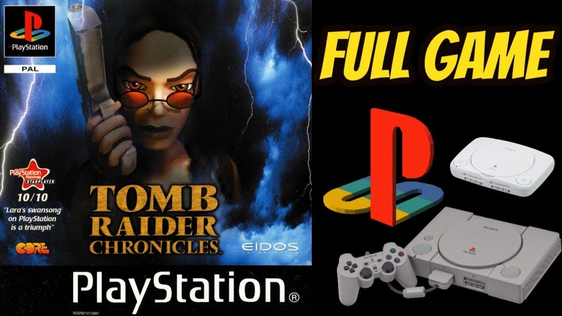 Tomb Raider: Chronicles PS1 100 SECRETS Walkthrough Playthrough Longplay Full Game ( HD, 60