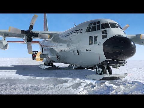 Loading Giant US LC 130 Before Takeoff in Middle of the