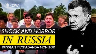 How did Russian society react to the Ukrainian attack