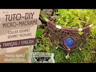 Tuto Diy Collier Torque Plaston Micro-macram / Niveau Avanc / Mme Jeannette