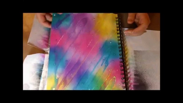 Art Journal Dylusions Ink Tiny Bubbles In Progress (sort