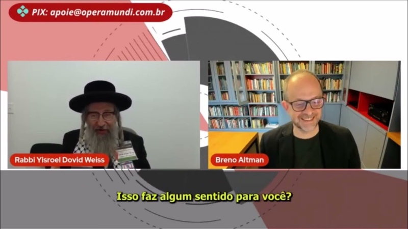 RABINO WEISS RABINOS CONTRA ISRAEL SIONISTA: PROGRAMA 20 MINUTOS com Breno Altman. infodigit pc