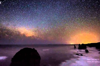 Time-lapse HD Video Звездное небо
