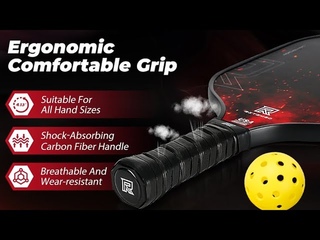 T-300 Carbon Fiber Pickleball Paddles Set of 4 or 2,USAPA Approved,Spin Texture,Control and Power