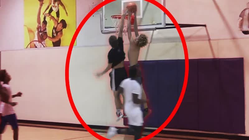 La Melo Ball DUNKED ON