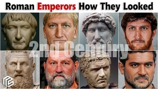 2nd Century Roman Emperors | Realistic Face Reconstruction Using AI and Photoshop