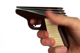 PPK Rubber Band Gun