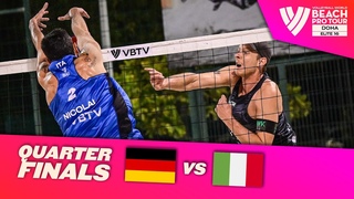 Ehlers/Wickler vs. Cottafava/Nicolai - Quarter Finals Highlights Doha 2024 #BeachProTour