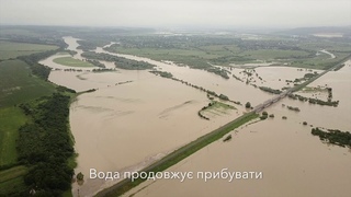 Повінь 2020 на річці Дністер в м. Галич та с. зупіль