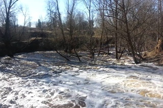 Саблино 2013, маленький водопад.