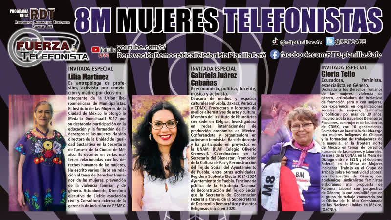 8 M Mujeres Telefonistas Fuerza Telefonista