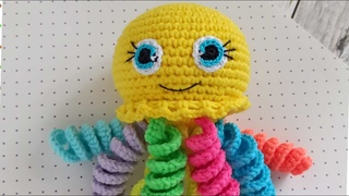 ГЛАЗКИ ДЛЯ ИГРУШЕК КРЮЧКОМ/crochet jellyfish/Quallen hkeln/eyes crochet/очі гачком/Augen hkeln