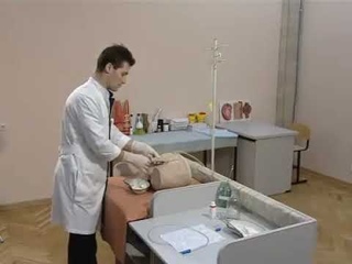 Техника катетеризации мочевого пузыря катетером Фолея