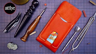 leather iPhone case Making | Smart phone Case | Custom | how it's made | DIY