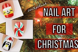 10 Christmas Nail Art Designs! The Ultimate Guide #3!  | DIY Holiday Nail Tutorial