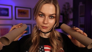 ASMR Alisa Doing what she wants with you!   Eye Closed Triggers ( Close up whispers, lights in dark)