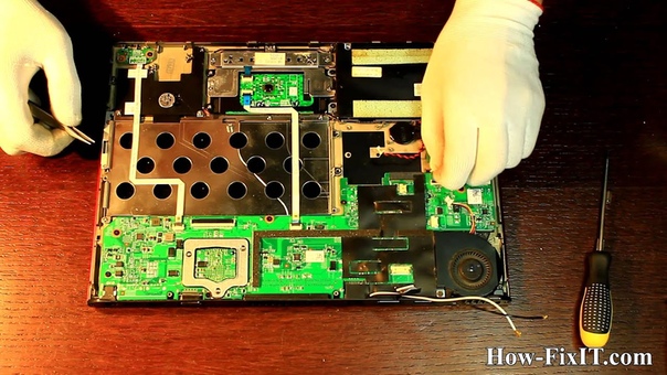 Dell Vostro V130 сборка ноутбука