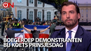 Boegeroep van demonstranten naar de koets op #Prinsjesdag. Thierry Baudet reageert -Ongehoord Nieuws