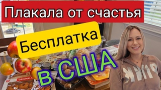ВОТ ЭТО ПОМОЩЬ!!/Шикарная бесплатка в США/Мы в шоке!/Еда из фудбанка/Сельчанка в Америке/Влог