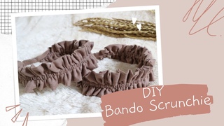 DIY Bando Scrunchie | Cara Membuat Bando Scrunchie Korea #scrunchies #scrunchiesforsale