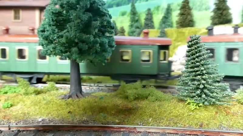 Two cardboard trains by Umbum with Trix Lima locomotives Soviet model railway