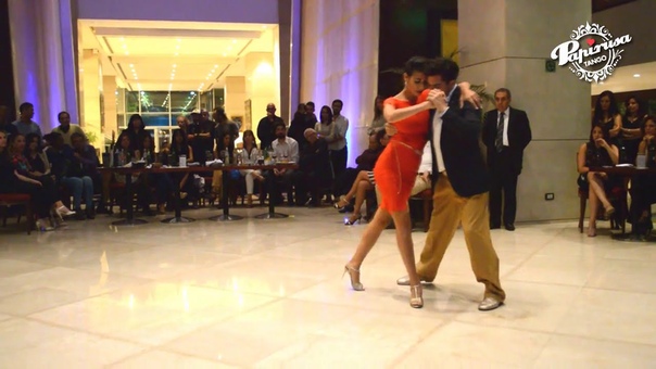 Majo Martirena Rodrigo Fonti en Milonga Papirusa 1er