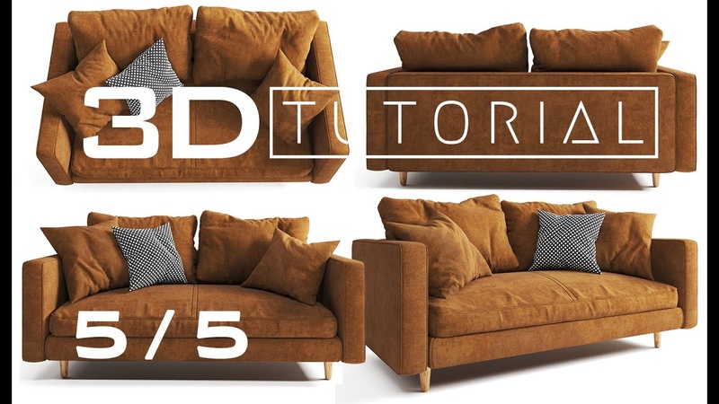 Part 5, 5 Tutorial Modeling Basic Sofa (3d Max + Marvelous), Tạo vật liệu (